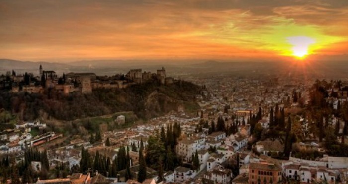 vistas de aérea de Granada