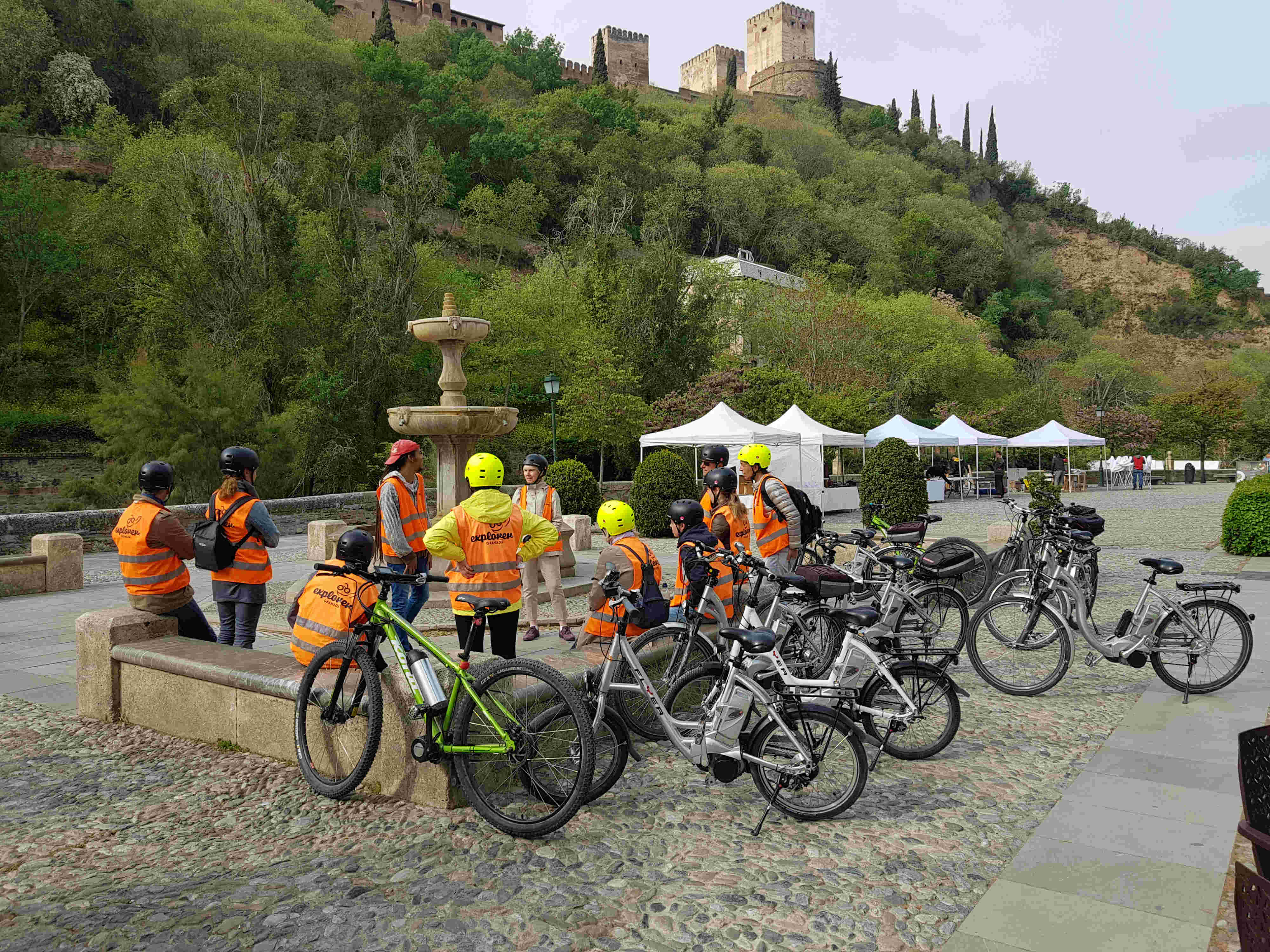 visita guiada por Granada en bicicletas